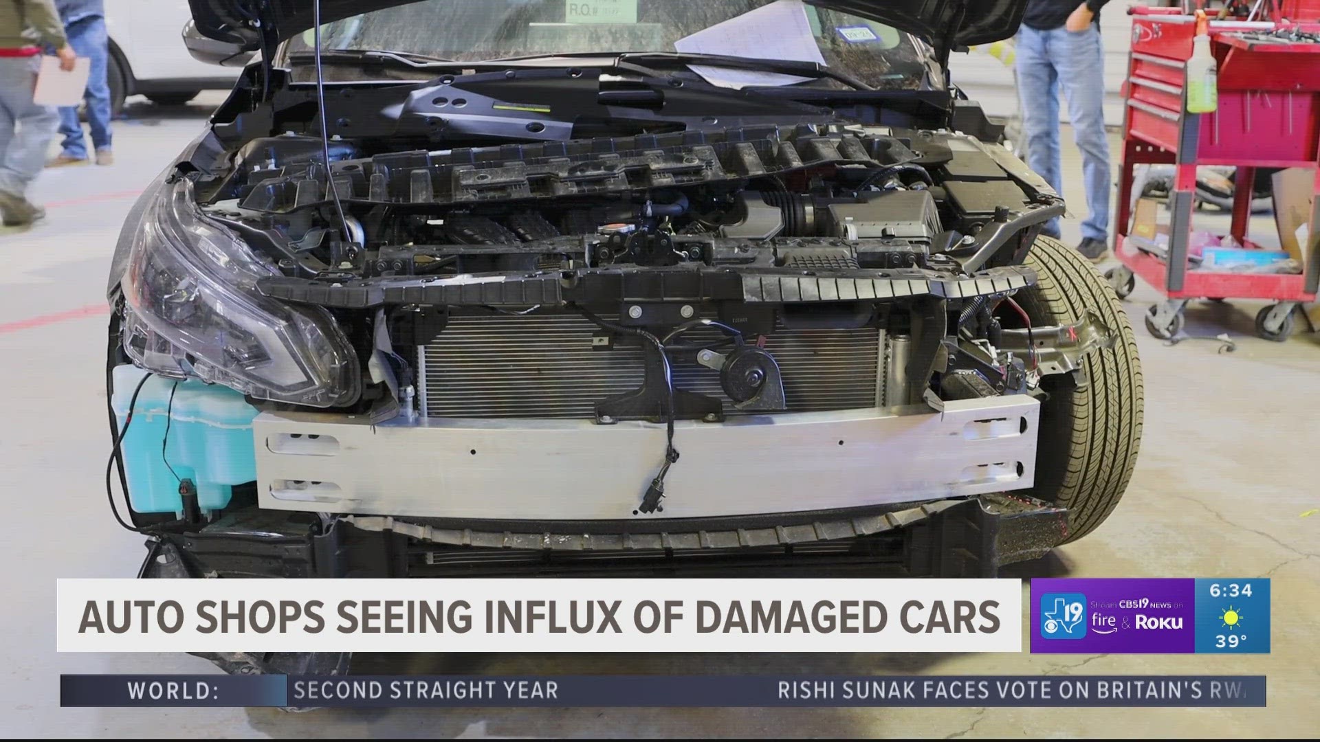 Suspension issues are the most common type of damage but auto shops have also seen body damage, particularly to bumpers from spinning out and hitting curbs.