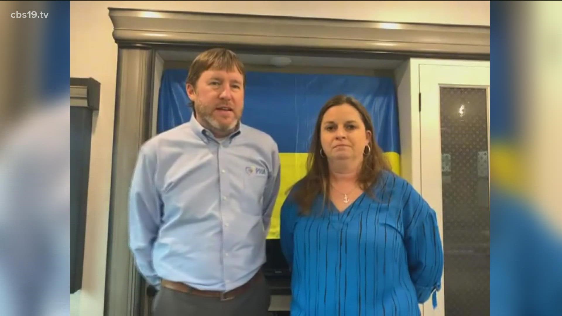 Tyler residents Chris and Christy Hill were planning to serve in Ukraine in March.