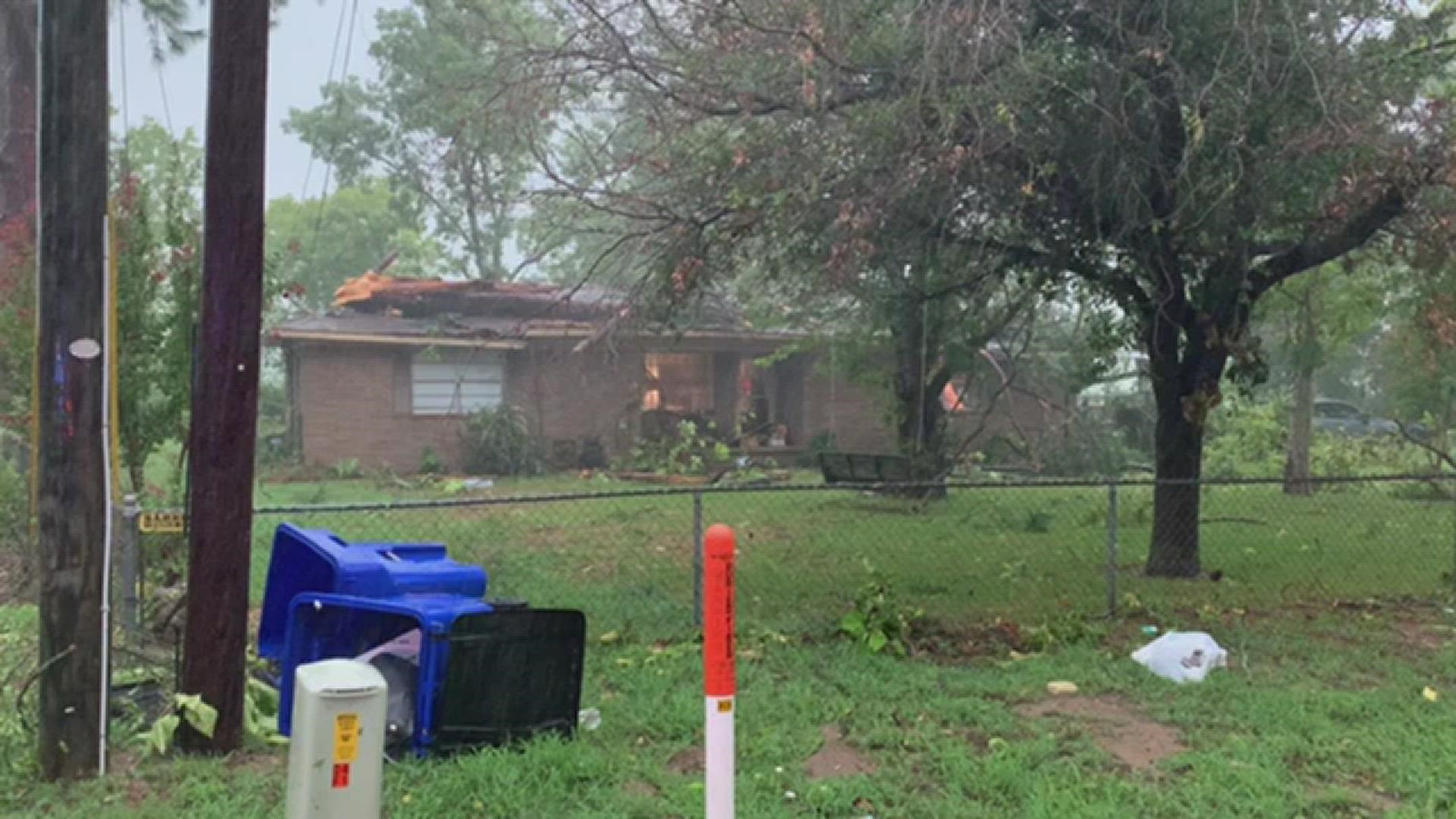 Reported tornado causes home damages in Winona area cbs19.tv