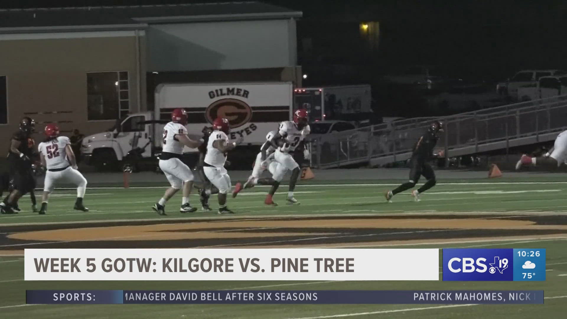 The Kilgore Bulldogs are 3-1, coming off a double overtime victory to Pleasant Grove. They'll start district play this Friday against Pine Tree.