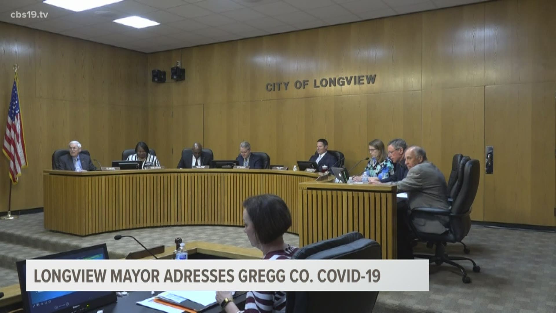 Longview mayor Andy Mack spoke to city council Thursday expressing the importance of good hygiene habits and announcing the cancellation of multiple city sponsored e