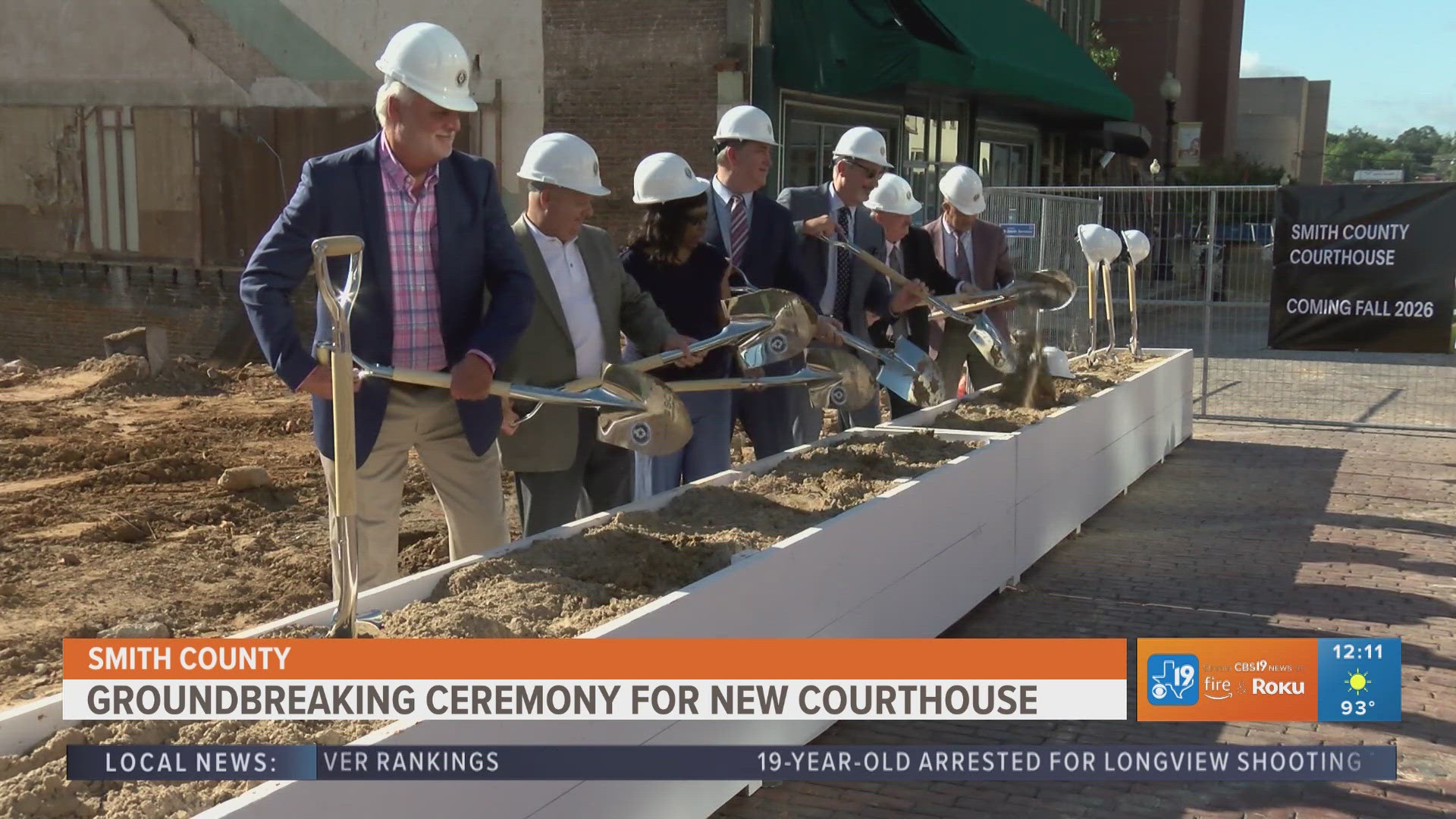 Smith County hosts groundbreaking ceremony for new courthouse