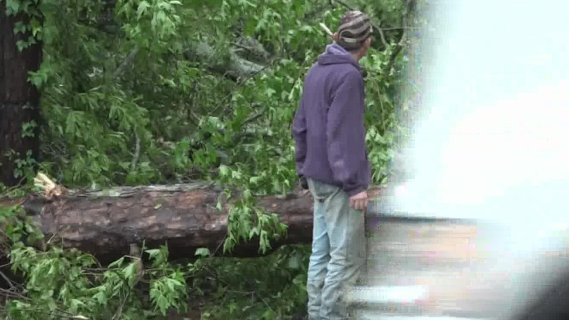 Rusk County man thankful to be alive after possible tornado destroys home