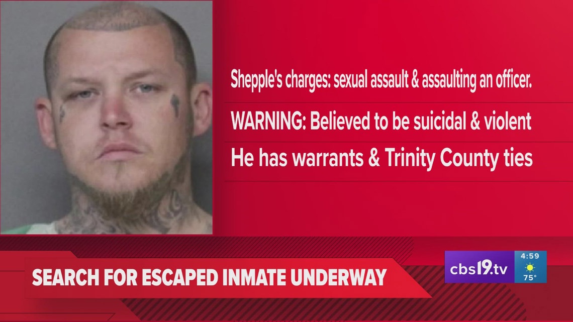 Manhunt underway for violent escaped inmate | cbs19.tv