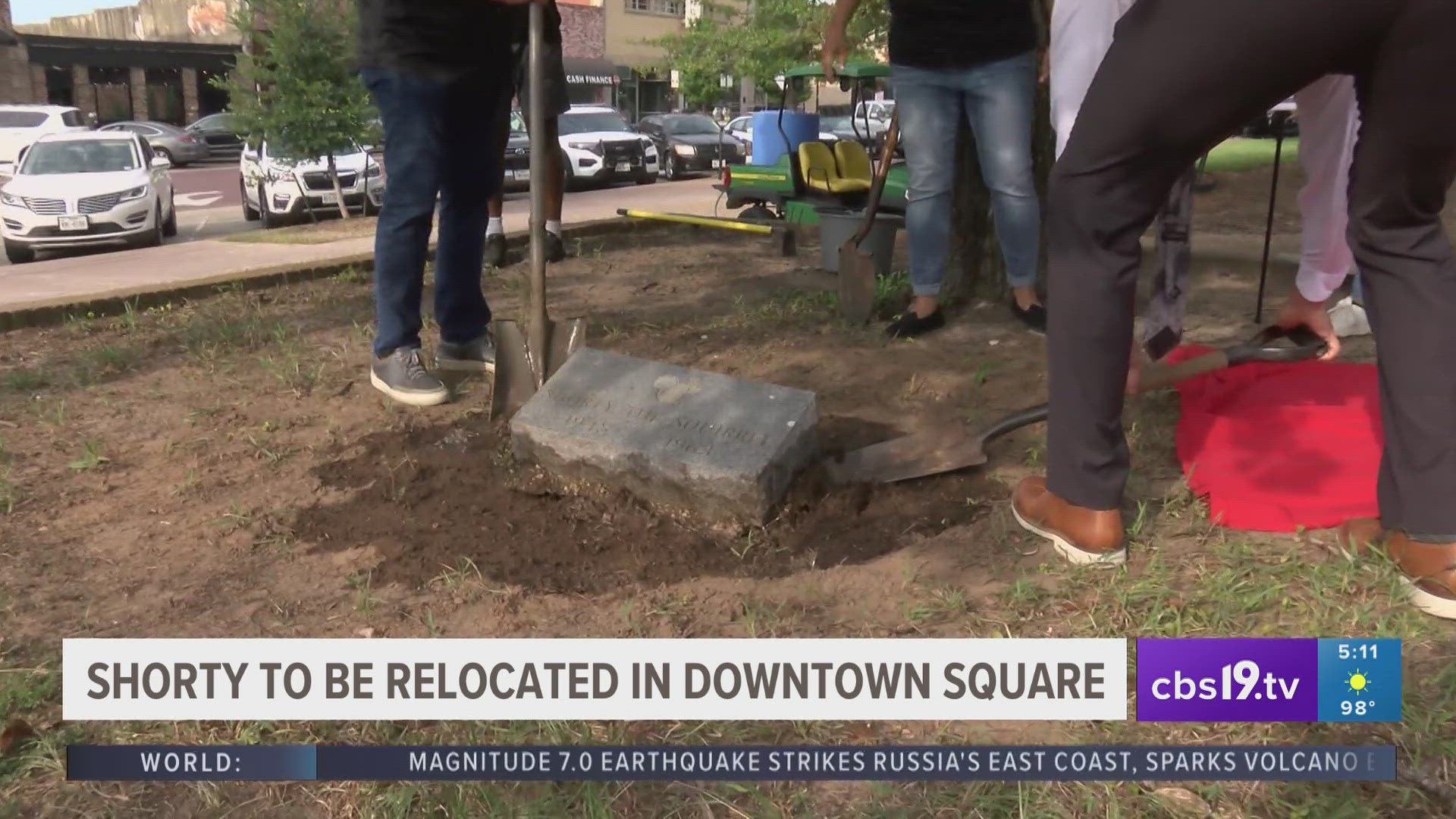 Shorty the Squirrel was a well-known friend to many on the downtown square within his 15 years of life from 1948 to 1963.