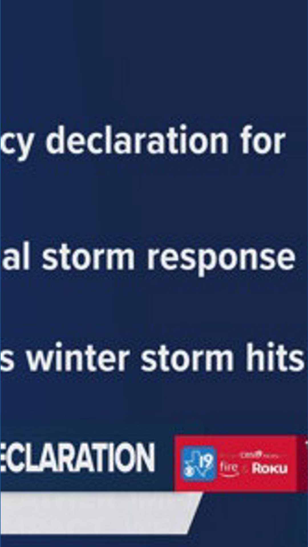 President Trump approves emergency declaration for severe winter storm ...