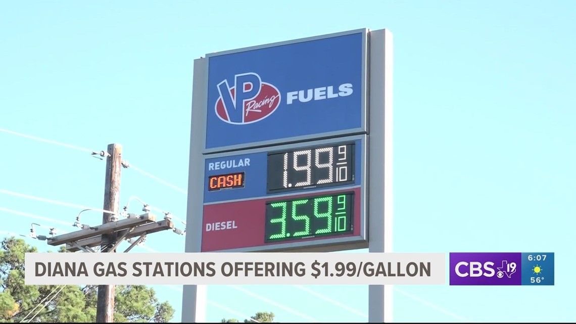 WHAT A DEAL! Diana gas station offers gas for only 1.99 cbs19.tv