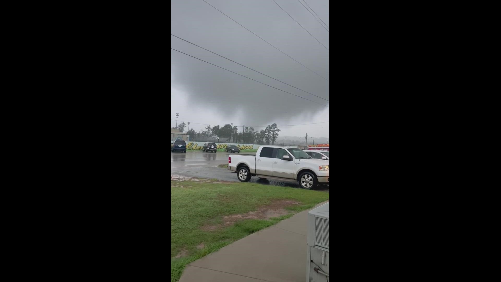 CBS19 viewer Garland Harroff caught footage of the tornado touching down in Winona on Aug. 22