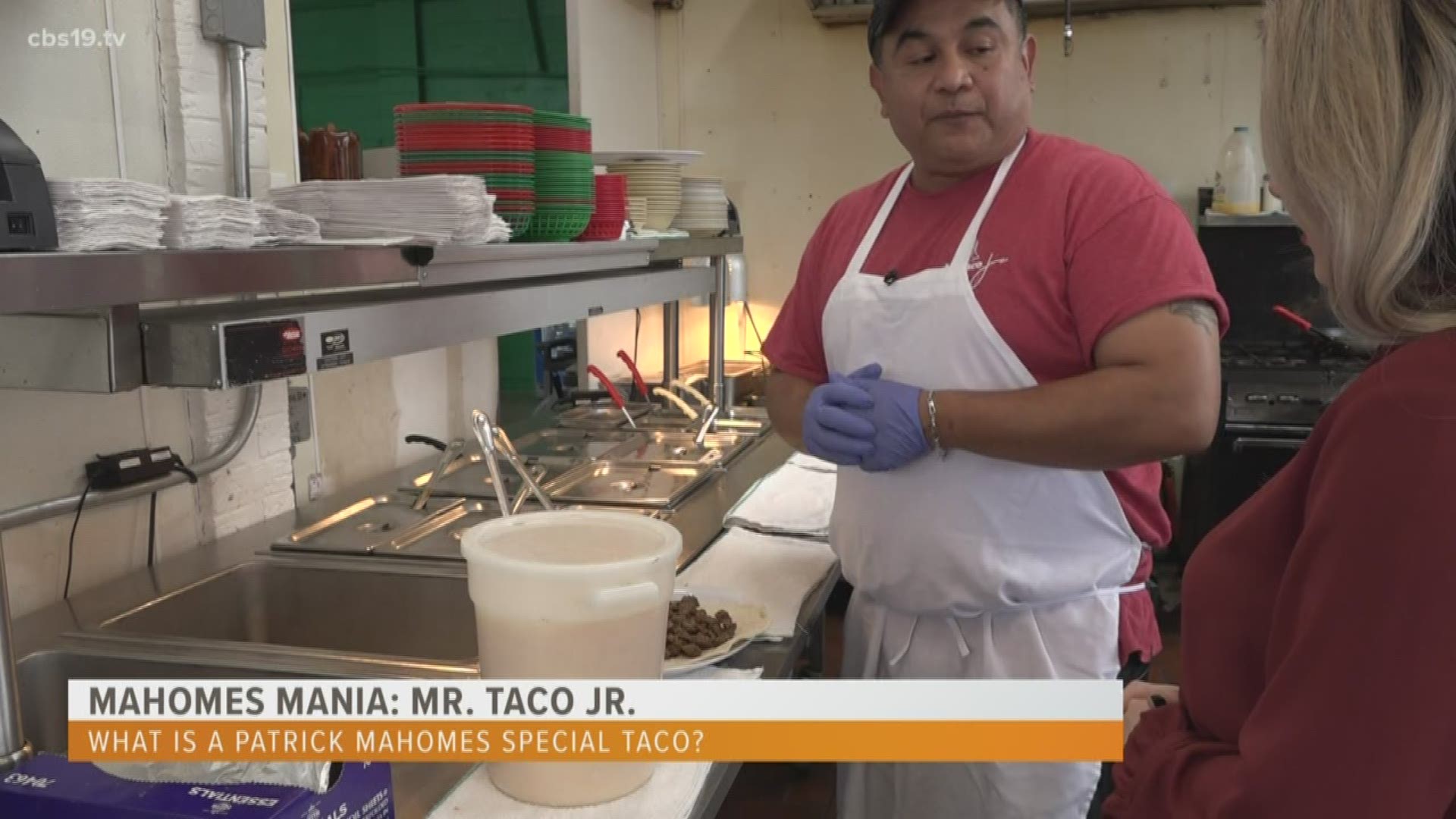 A taco shop in Whitehouse created a taco named after Patrick Mahomes. According to his mother Randi Mahomes, the taco needs two special ingredients.