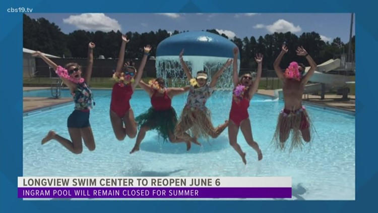 Longview Swim Center to reopen June 6; Ingram Pool closed for summer due to lack of lifeguards