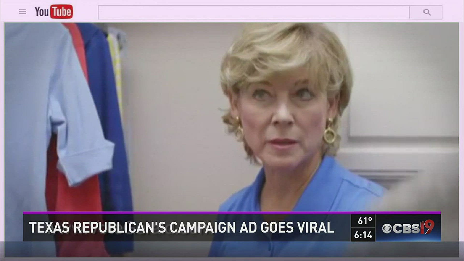 A Texas County Commissioner is taking campaigning to a whole new level, and it's gone viral.