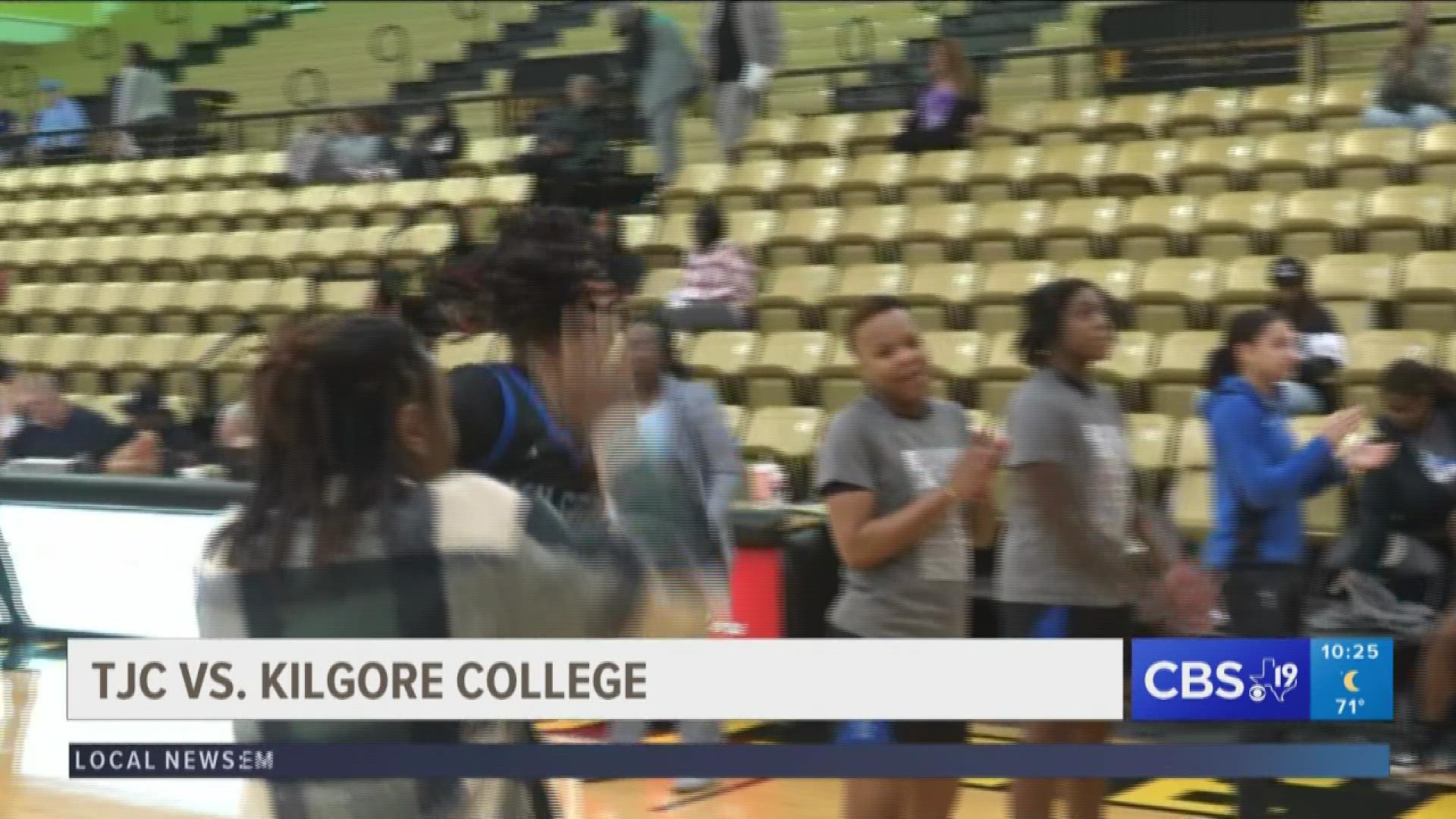 The TJC Apache Ladies and Kilgore College Lady Rangers square off in regional showdown