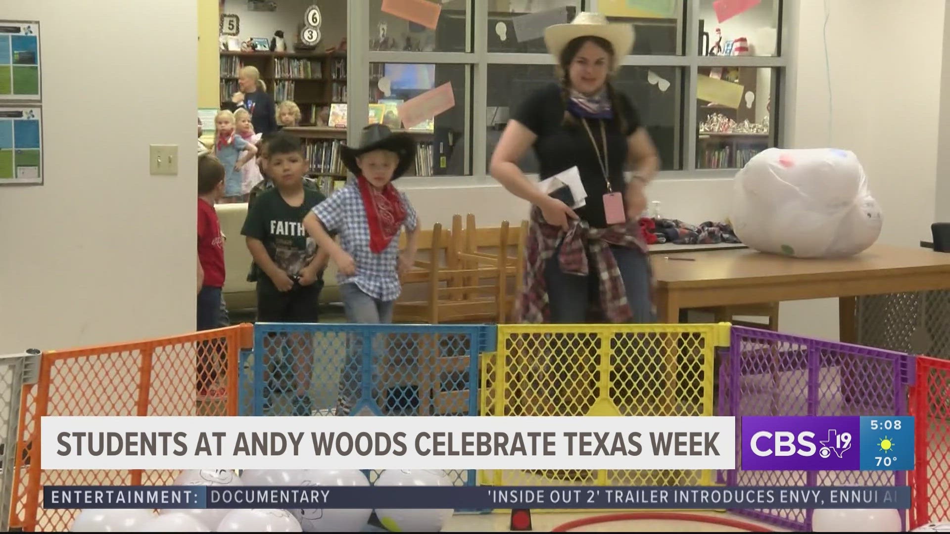 Andy Woods Elementary Kindergarten students have been learning about the great state of Texas this week.