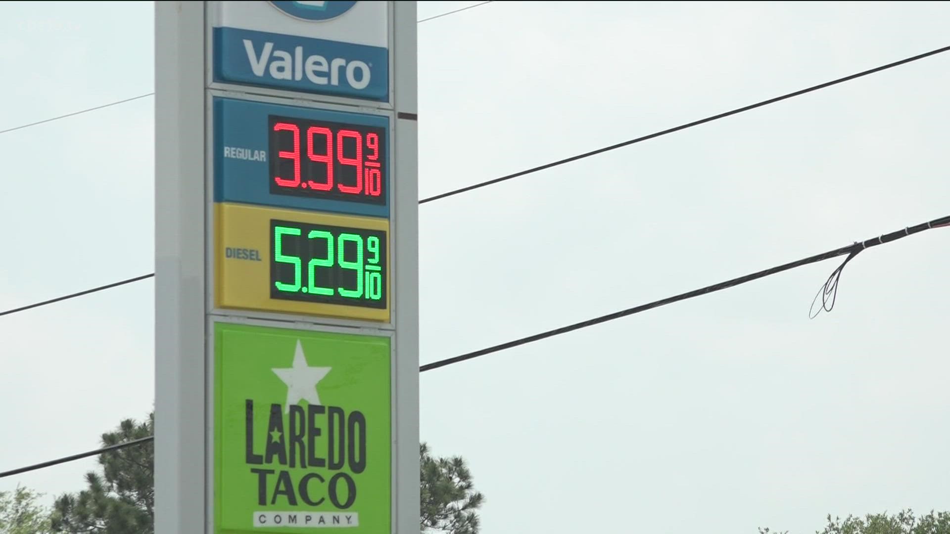 Tyler's prices for unleaded gas are nearly 20 cents higher than they were a week ago.