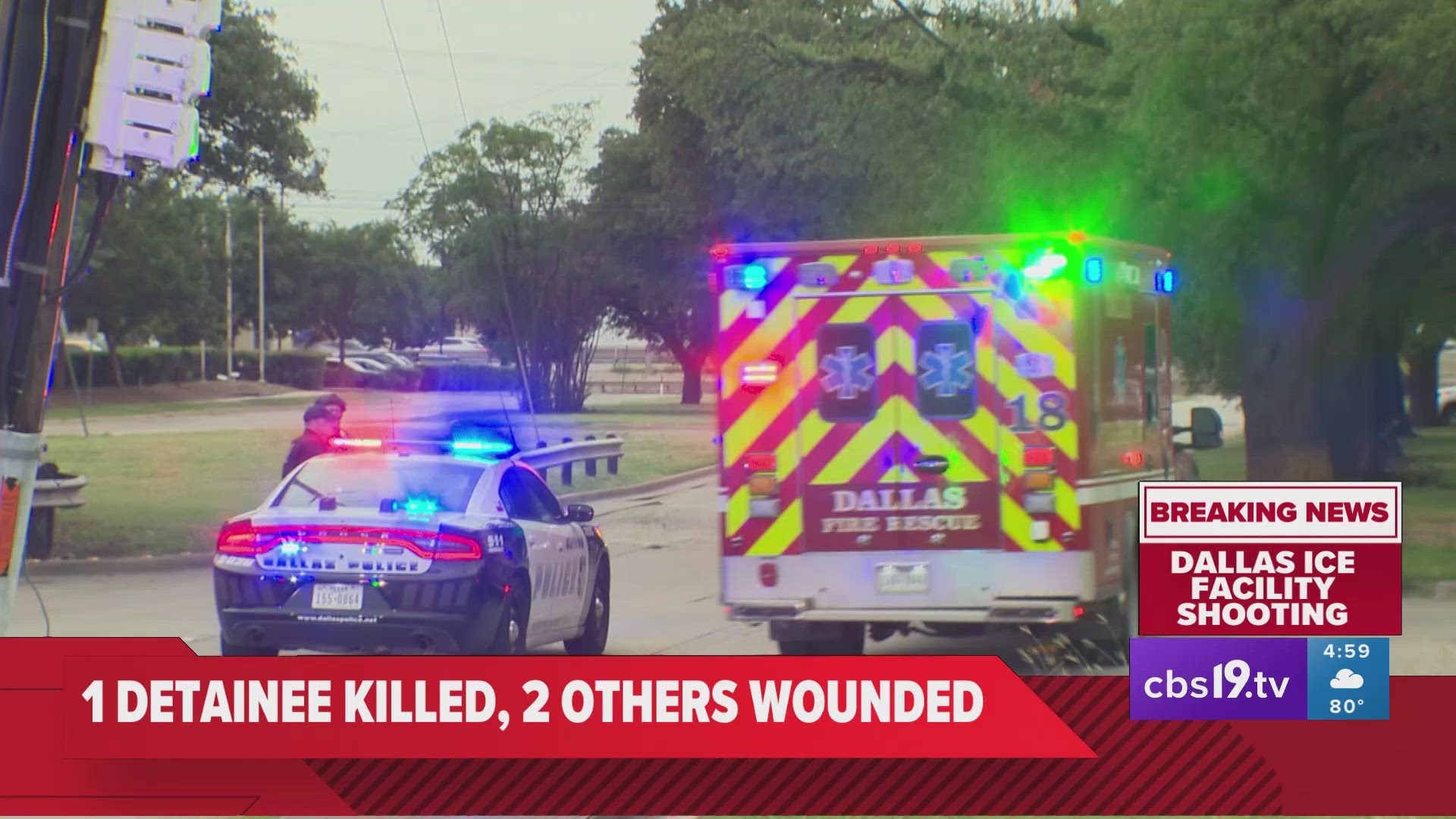 One ICE detainee killed, 2 others wounded in Dallas shooting, ICE says ...
