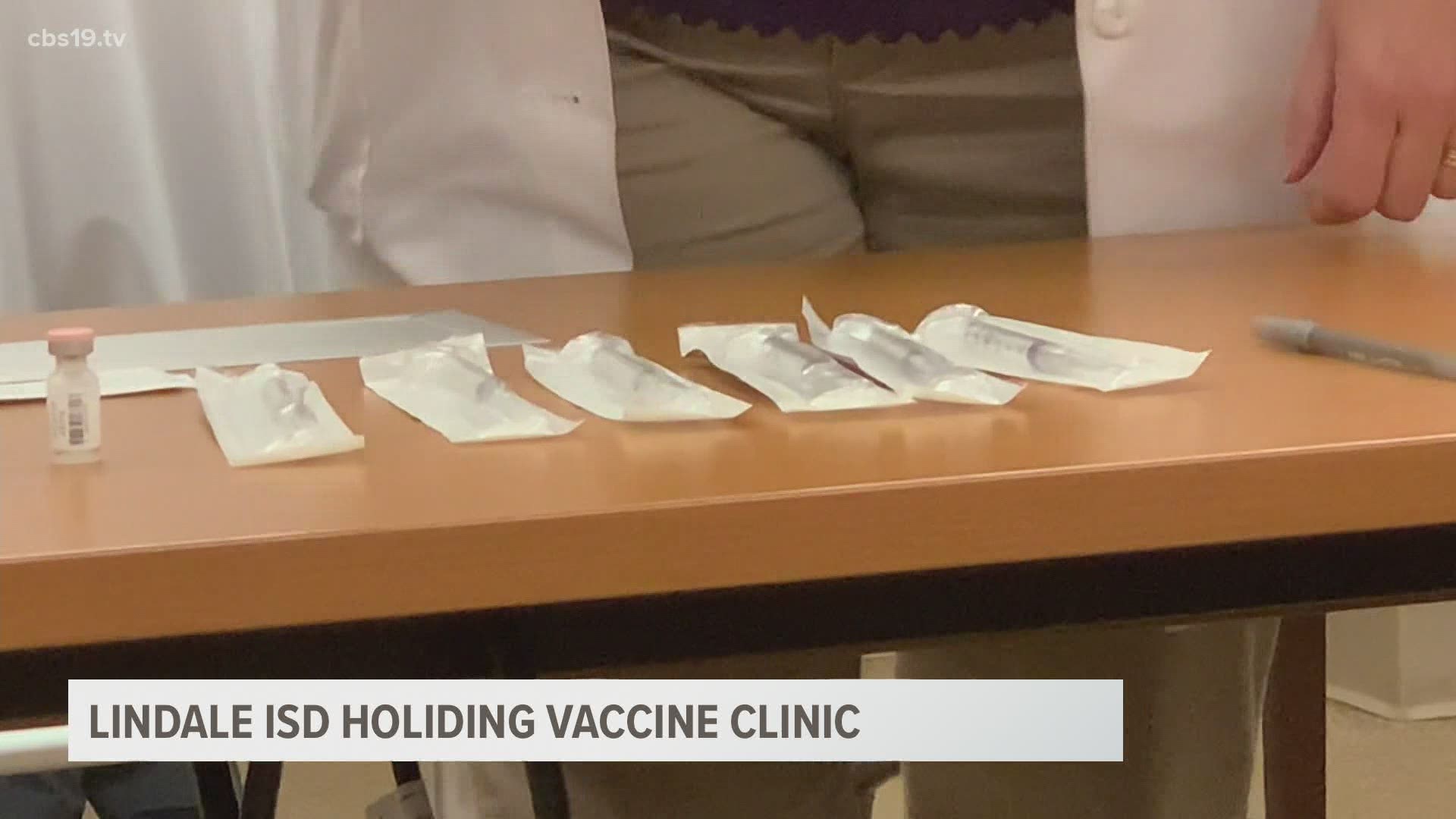 According to Lindale ISD, more than 200 employees have received both doses of the Moderna COVID-19 vaccine.