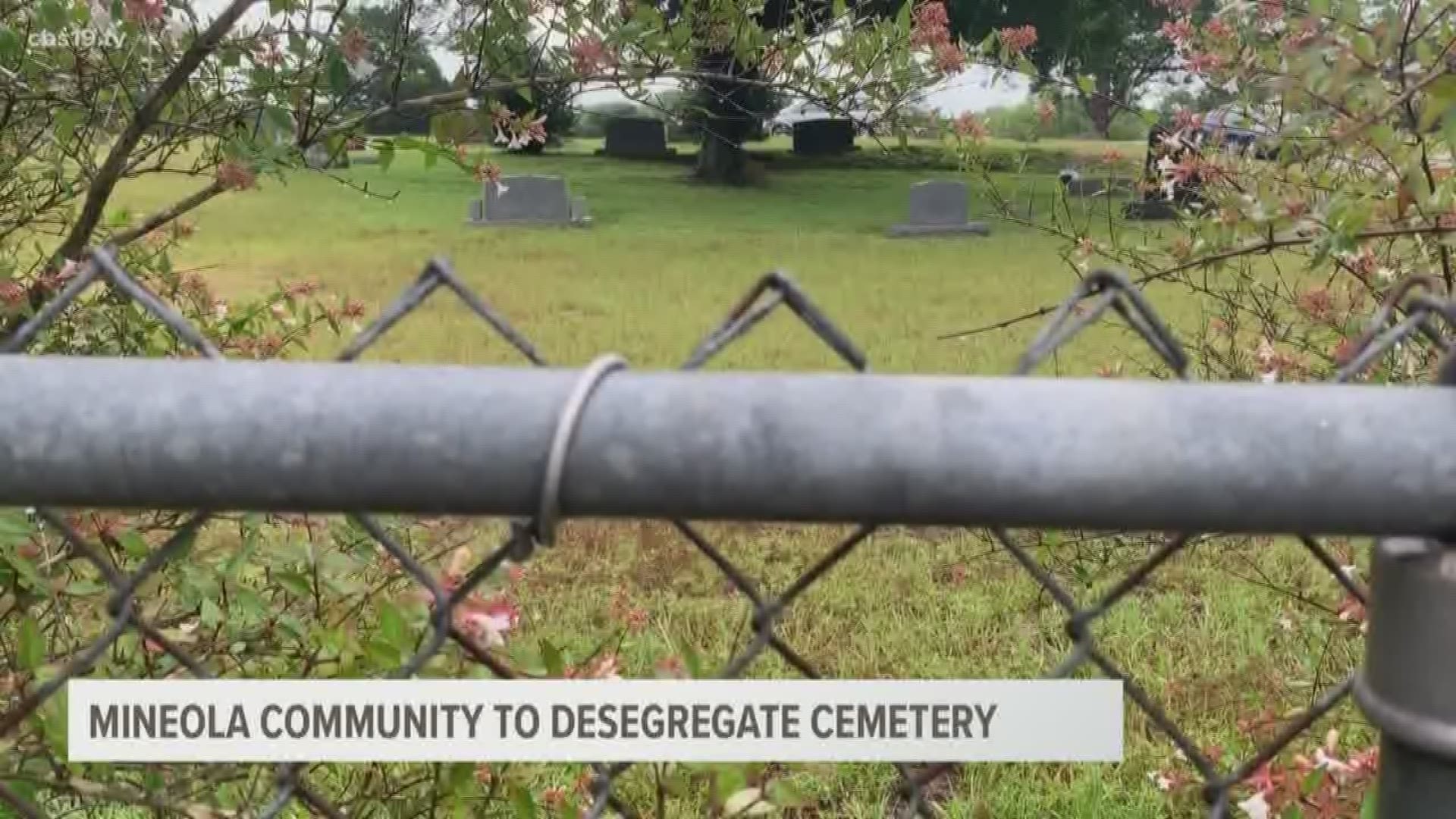 For decades, a fence divided a Mineola cemetery between black and white. Now, the Mineola community is finally removing the symbol of segregation.