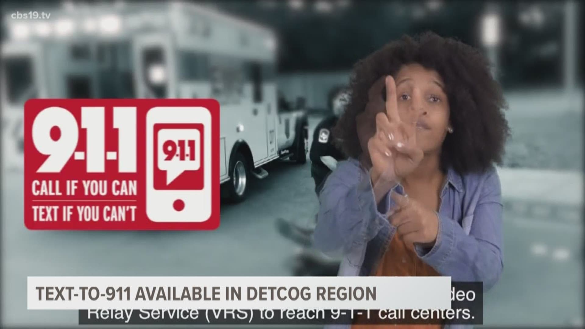 The Deep East Texas Council of Governments (DETCOG) Regional 911 Network has announced, as of December, the Text-to-911 service is available for the 12-county region.