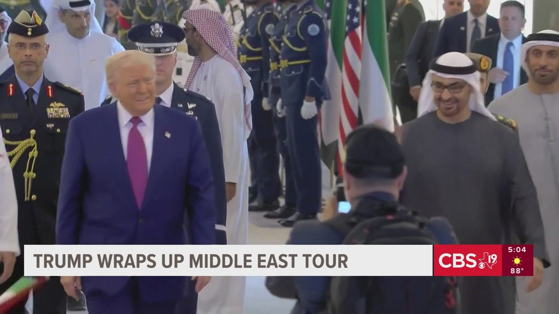 Trump wraps up Middle East tour | cbs19.tv