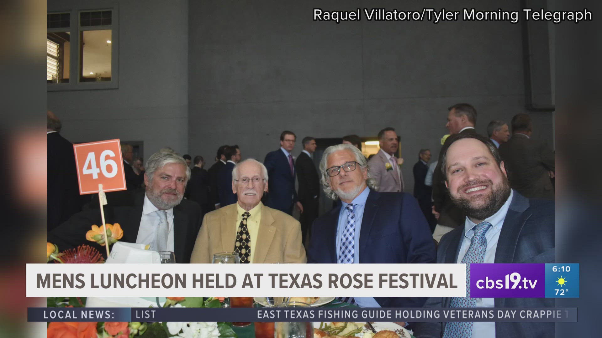 Men's luncheon held at Texas Rose Festival