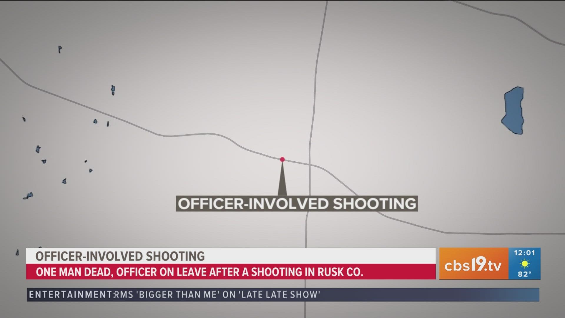 1 dead, deputy placed on administrative leave after officer-involved shooting in Rusk County