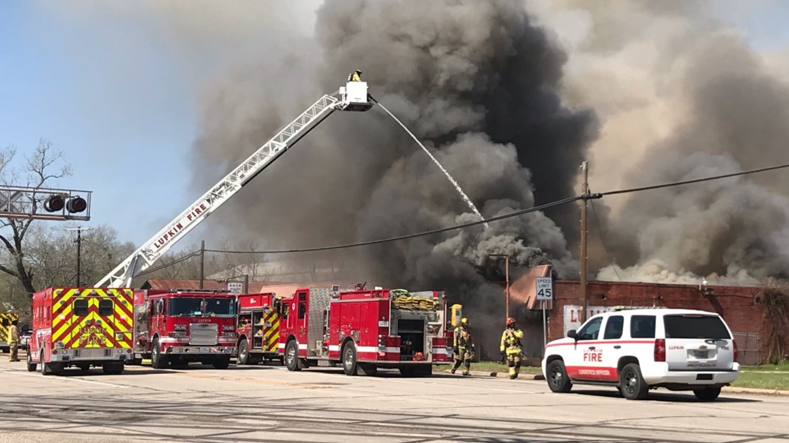 Lufkin furniture store destroyed in blaze cbs19.tv