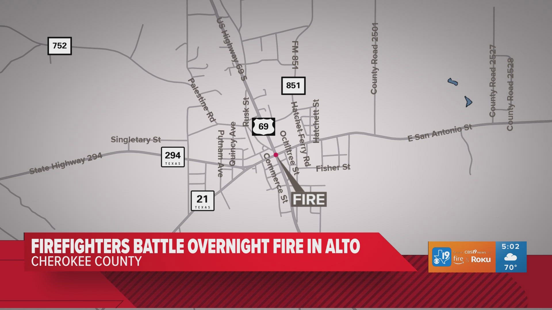 Information as to what caused the fire and if any injuries were sustained is unknown at this time.
