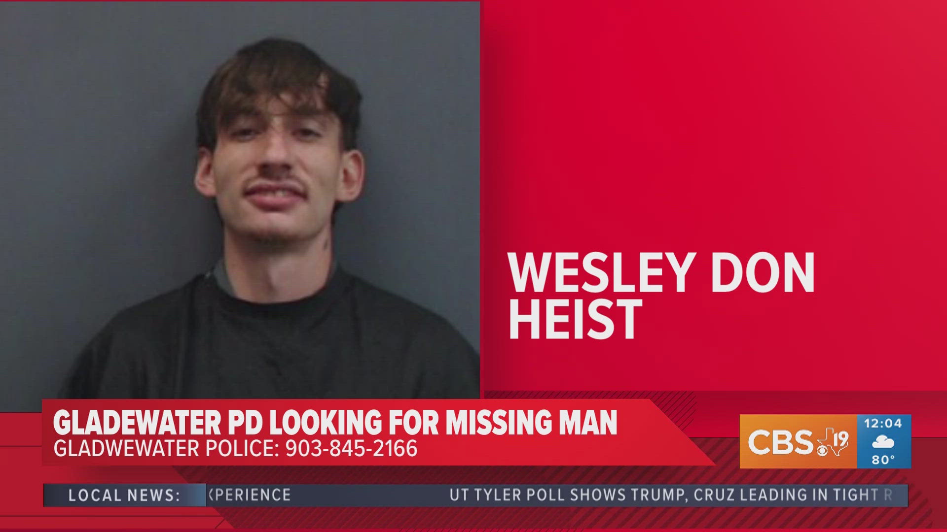 Gladewater PD searching for missing 22-year-old man
