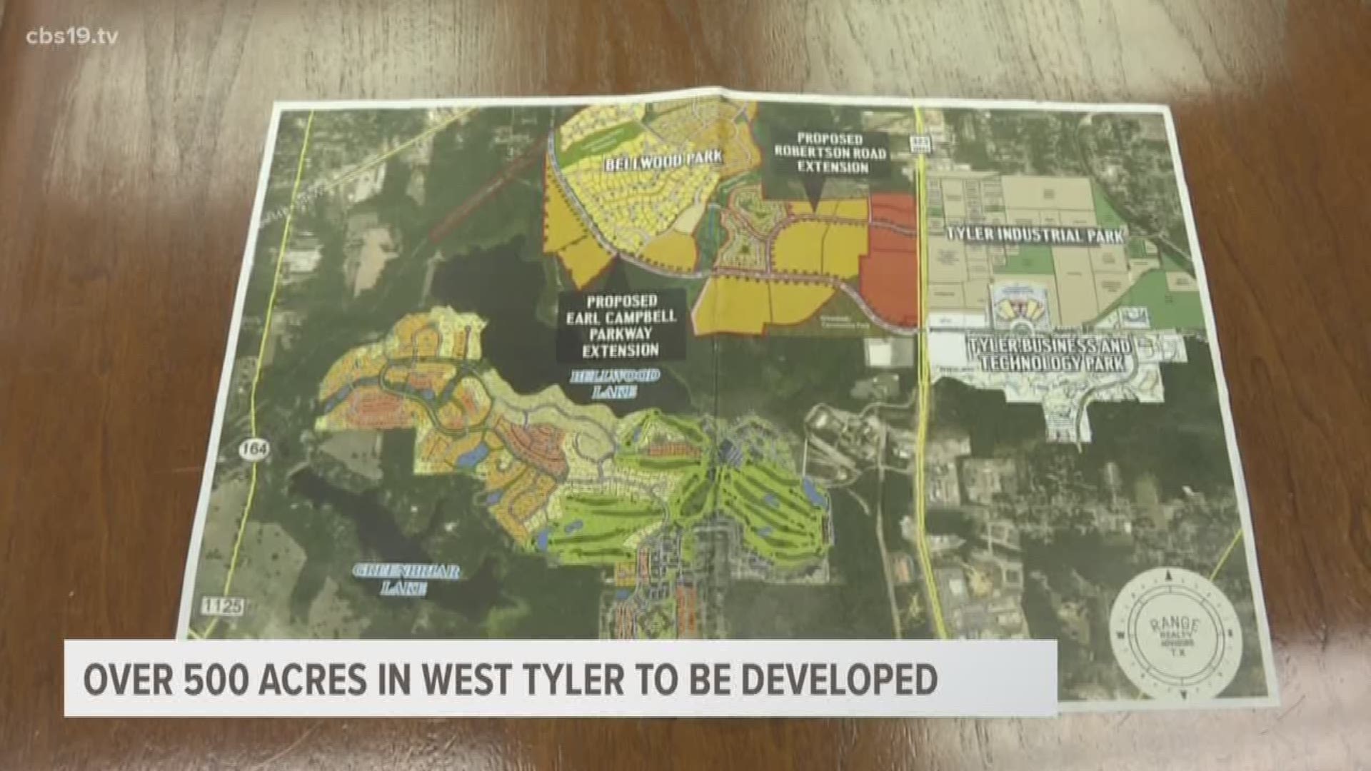 After years of remaining empty, 543 acres in-between Earl Campbell Parkway and State Highway 31 will be developed.