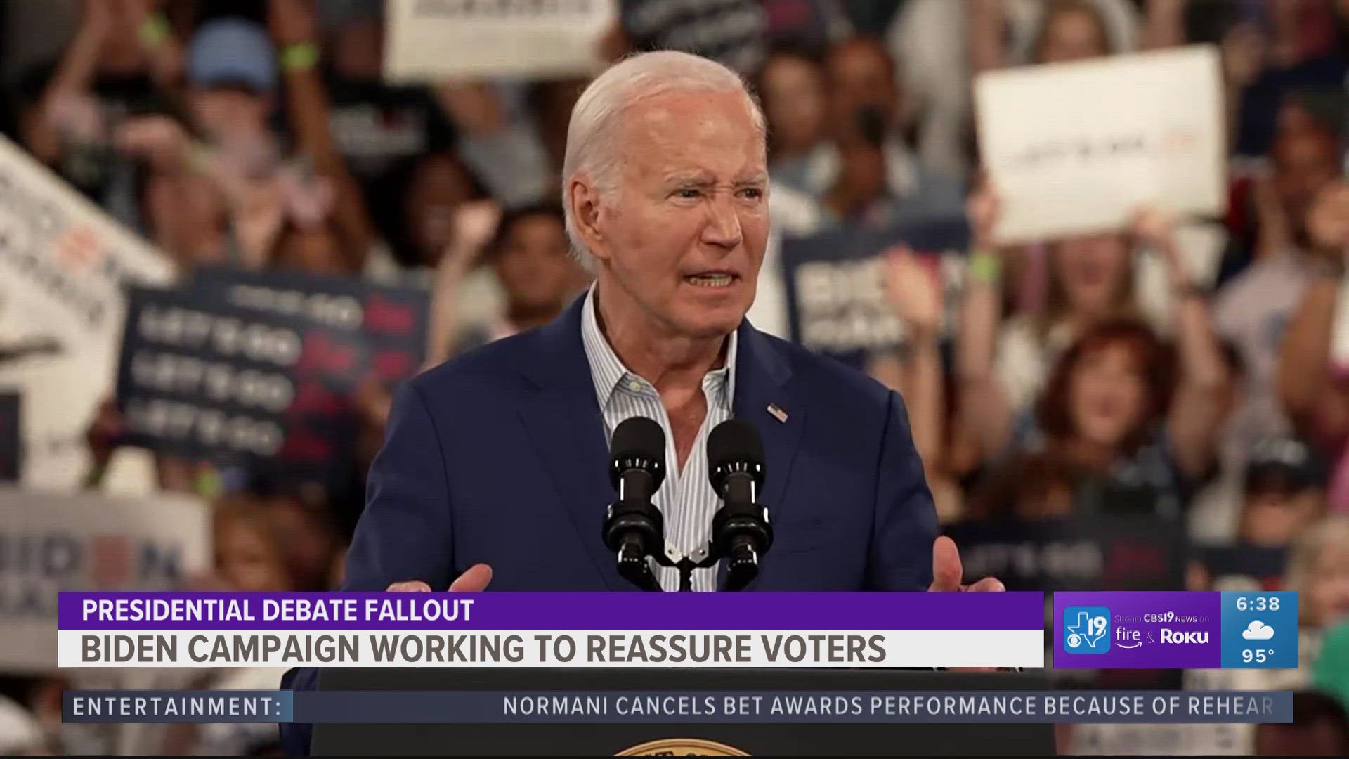 Biden campaign working to reassure voters