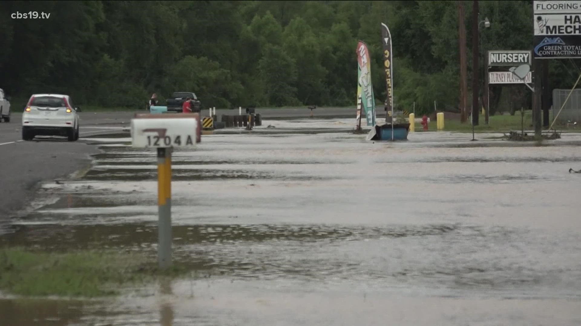 Heavy flooding impacts in East Texans