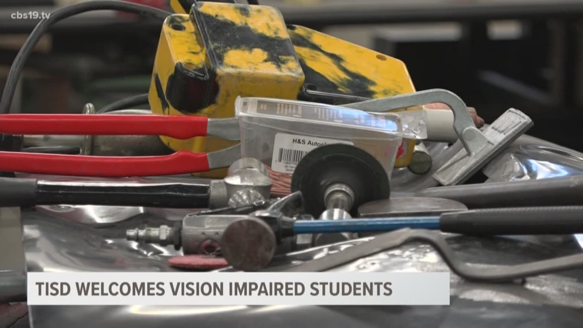 The students with vision impairments got a chance to get their feet wet in potential careers.