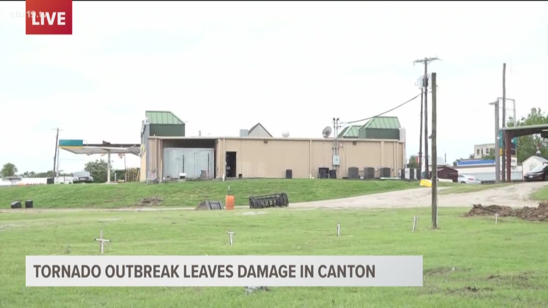 There was major tornado damage throughout the city of Canton following Wednesday's outbreak of severe weather.