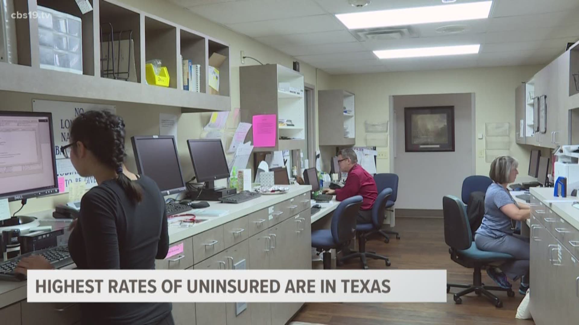 Data shows Texas has the highest rates of both children and adults without health insurance.