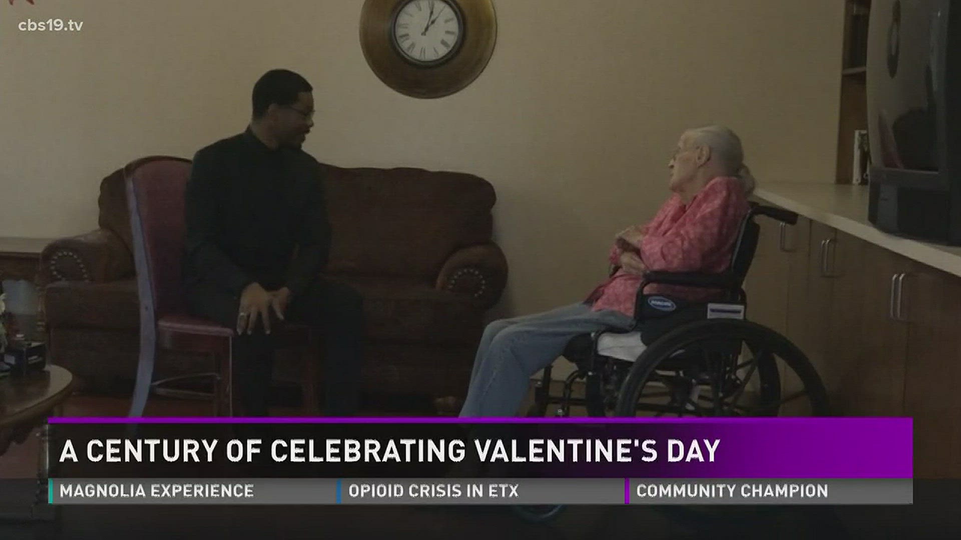 Ruby Wright is 101 years old and isn't shy of sharing some Valentine's Day advice.