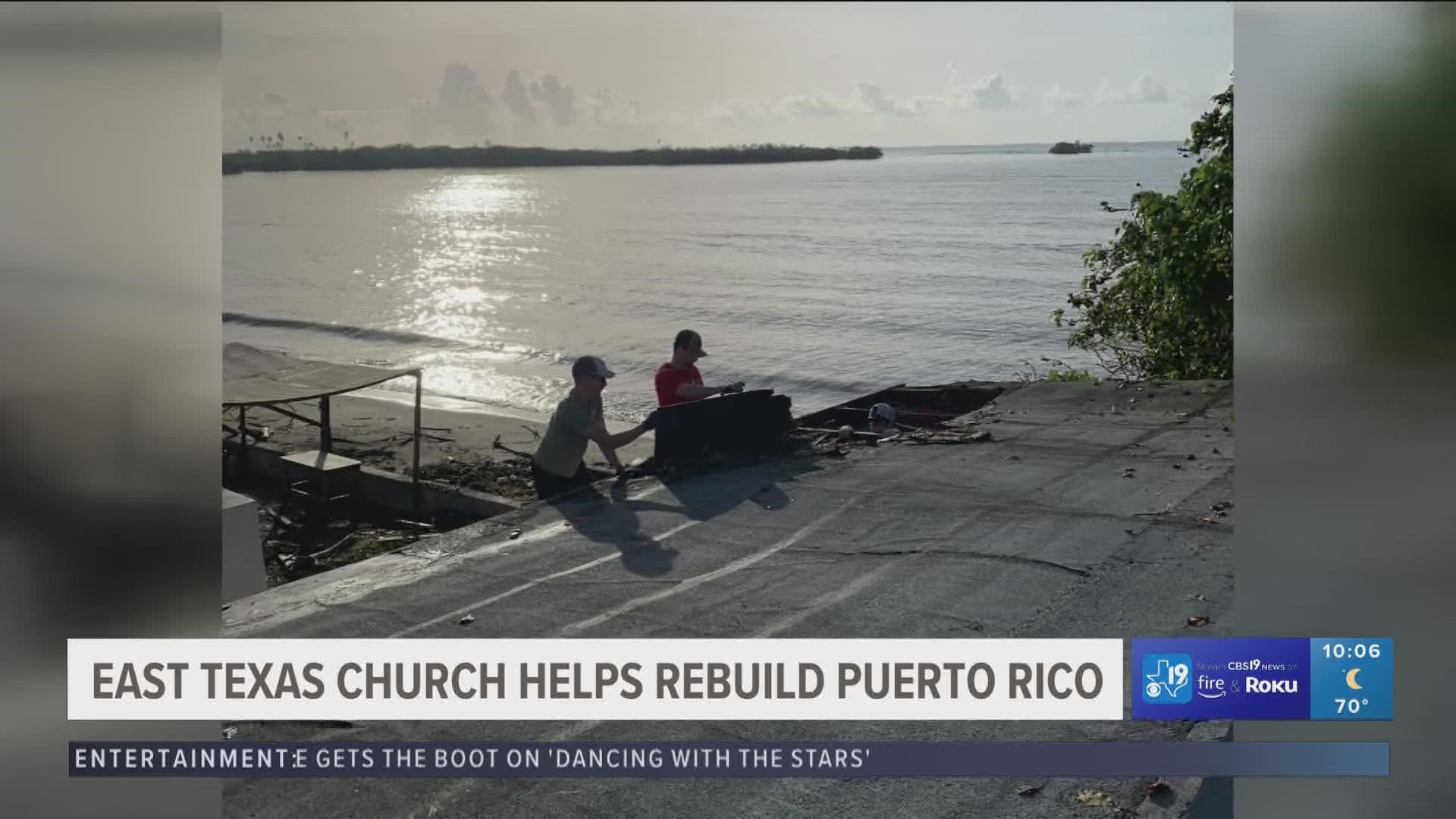 Tyler church helps repair Puerto Rico after Hurricane Fiona