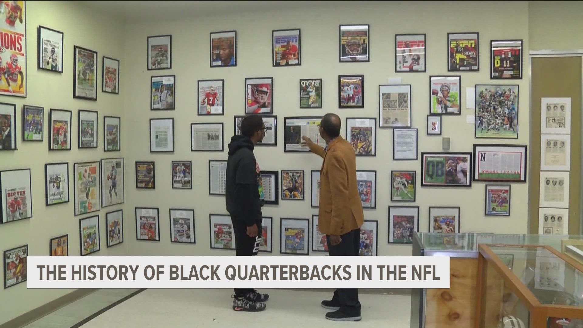 Jarvis Christian University has a museum with an exhibit dedicated to the History of Black Quarterbacks.
