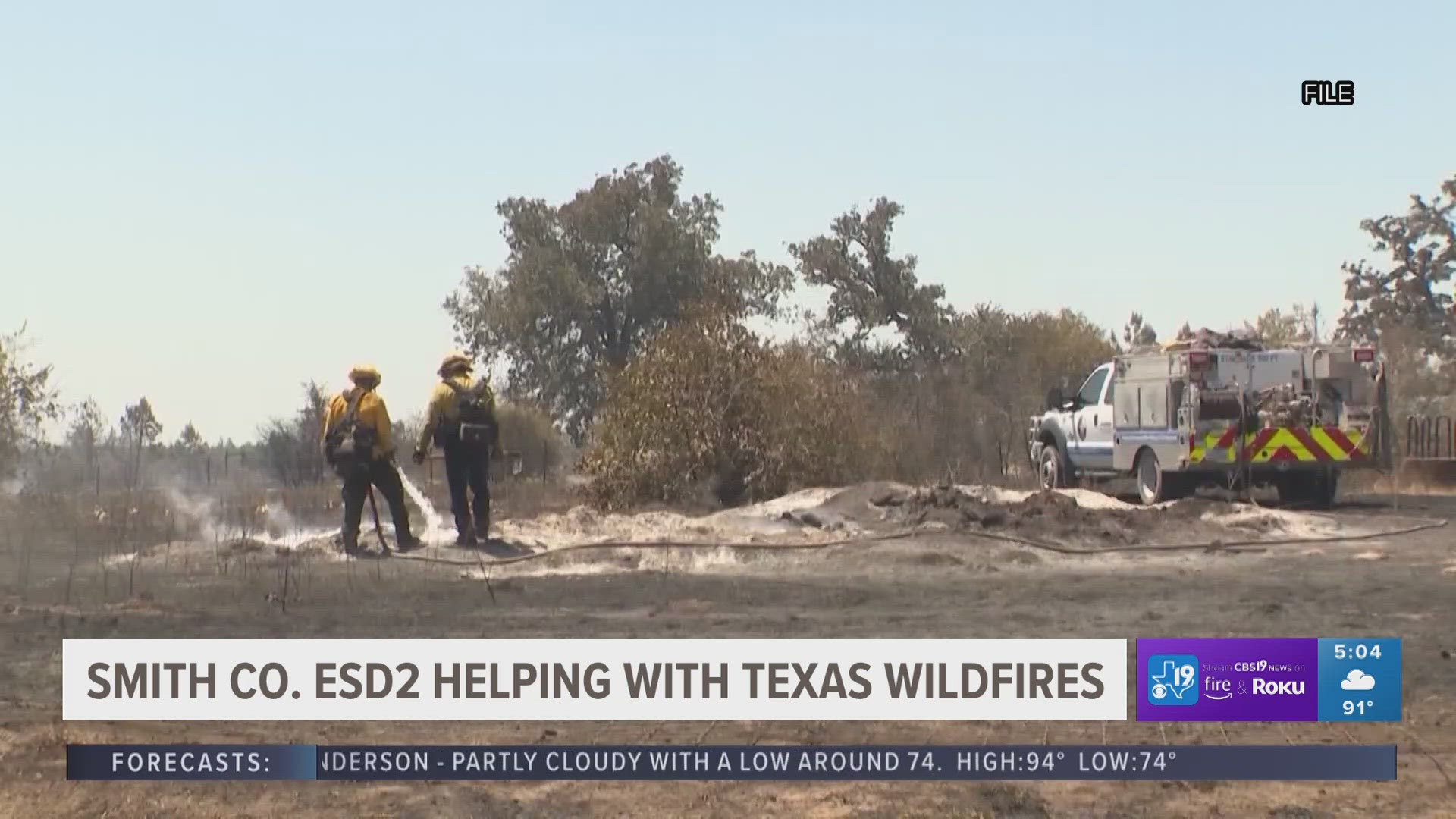 Over the last two weeks, Charles Clanton, Smith County ESD No. 2 division chief of training, and his team have traveled west to fight wildfires.