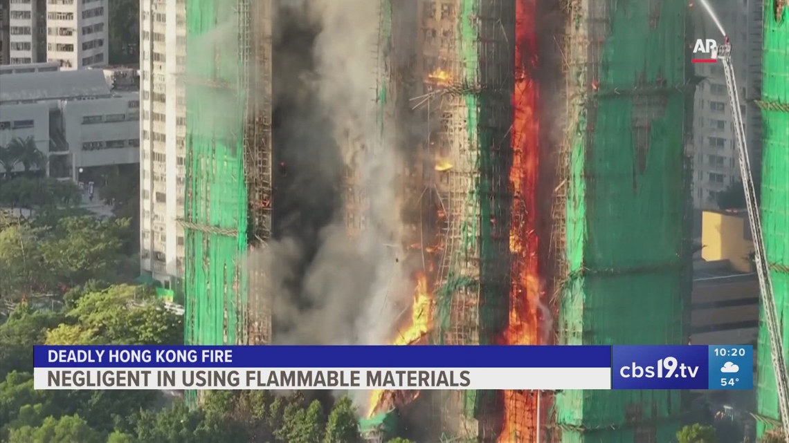 Arrests made after deadly fire at Hong Kong housing complex