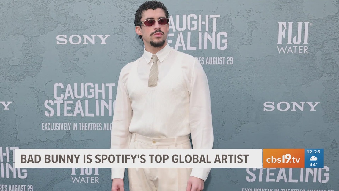 Bad Bunny named Spotify's top global artist | cbs19.tv