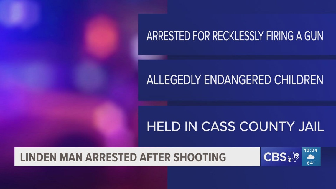 East Texas man accused of recklessly firing gun, endangering children ...