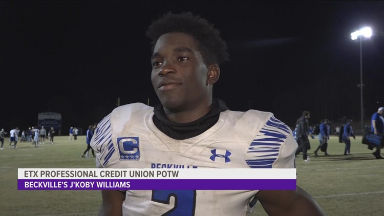 East Texas Professional Credit Union Player of the Week: Beckville's J'Koby Williams