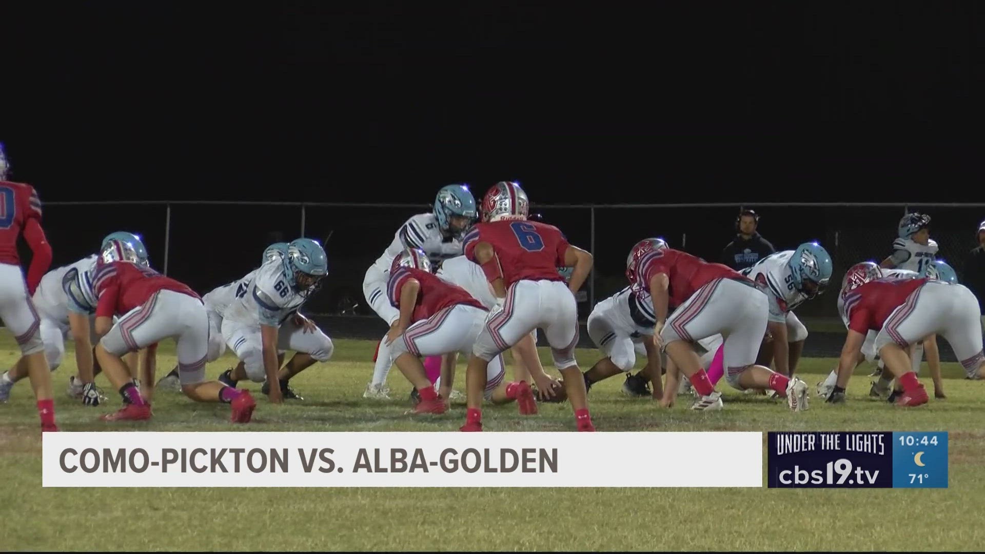 For more East Texas high school football action, visit https://www.cbs19.tv/under-the-lights.