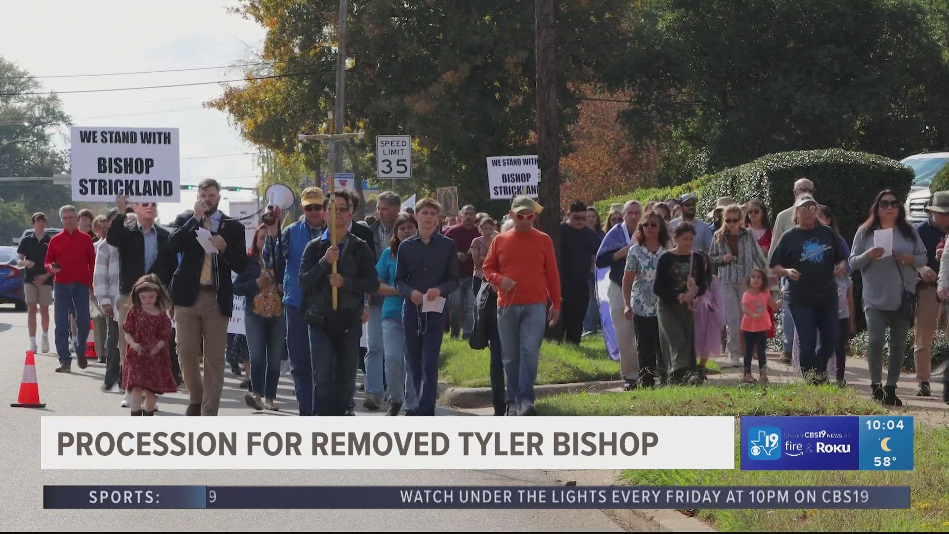 The Knights of The Republic held a solidarity march that began at 10 a.m. in downtown Tyler