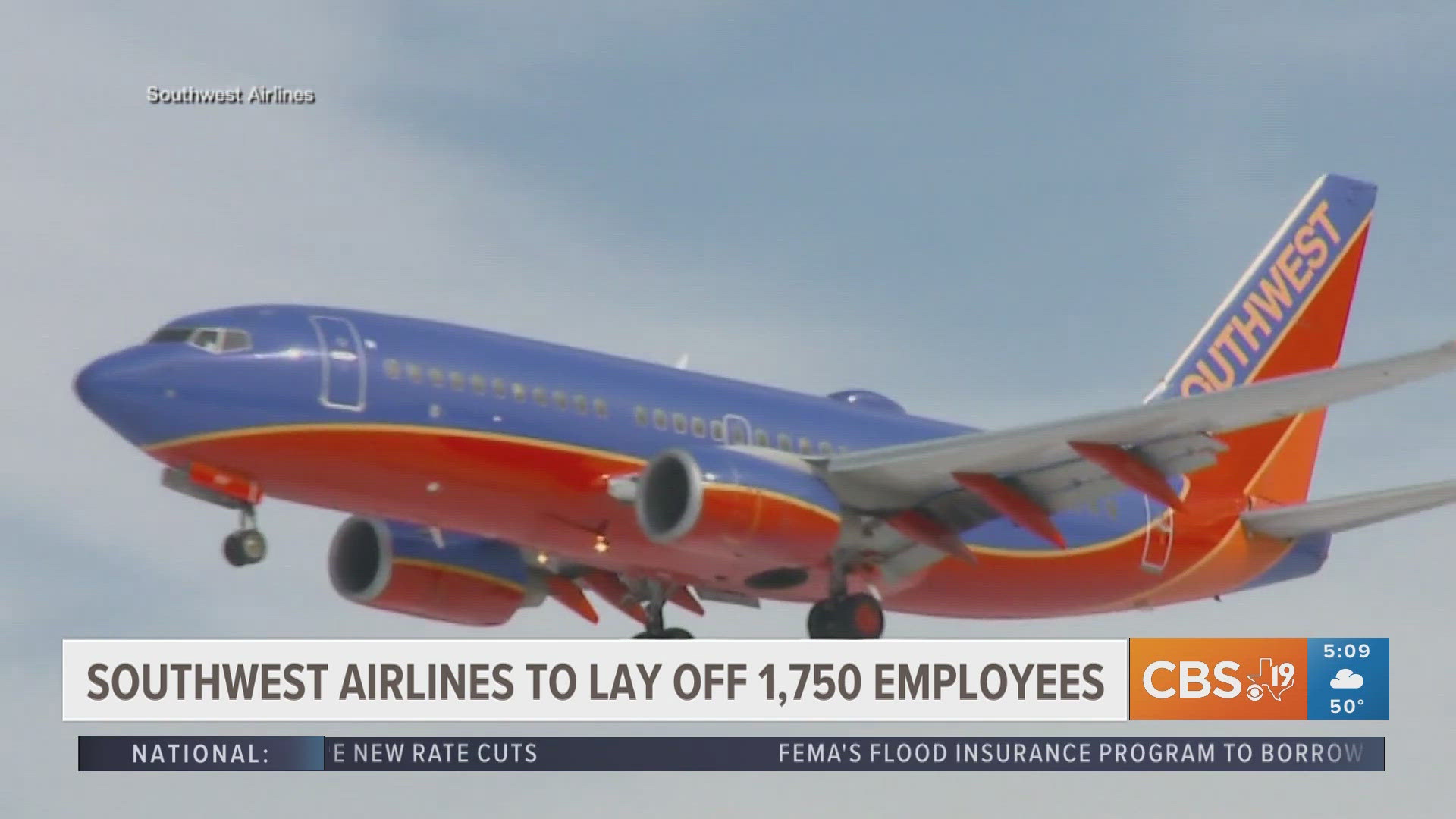 Southwest Airlines to lay off nearly 2,000 employees cbs19.tv