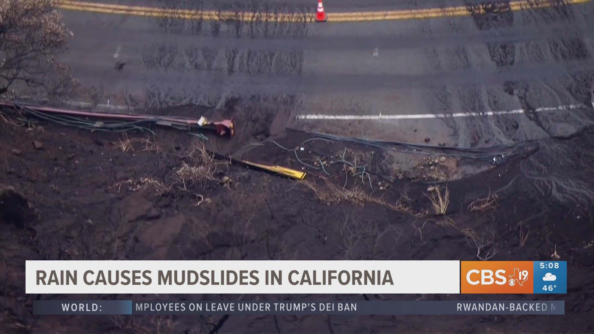 Rain causes mudslides in California | cbs19.tv