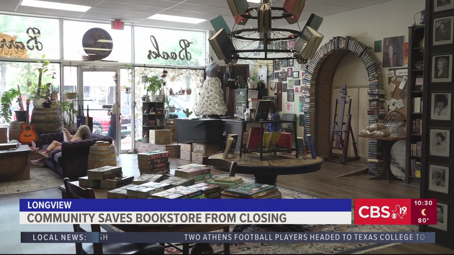 In a time of slow business, the owner of a small bookstore in Longview was showered with community support after taking to social media for help.