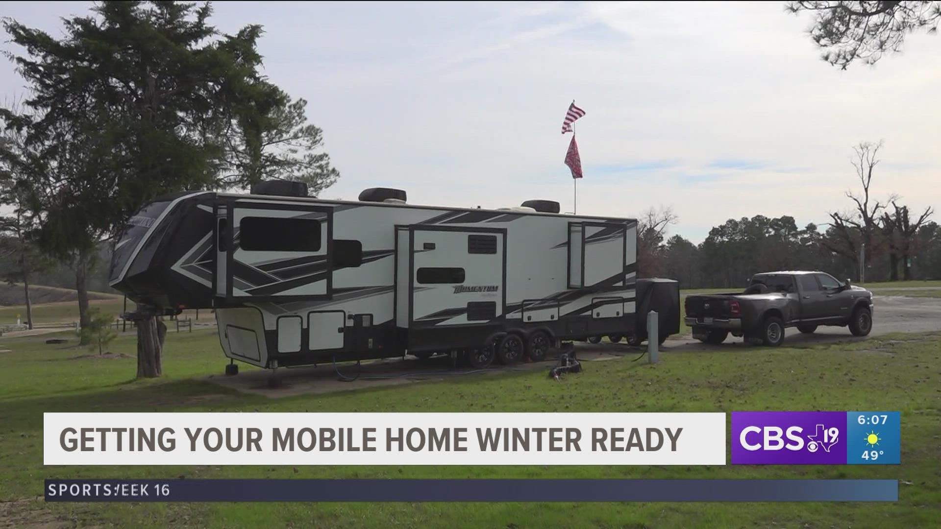 As temperatures continue to drop, it's important to know how to get your home or mobile home winter ready.