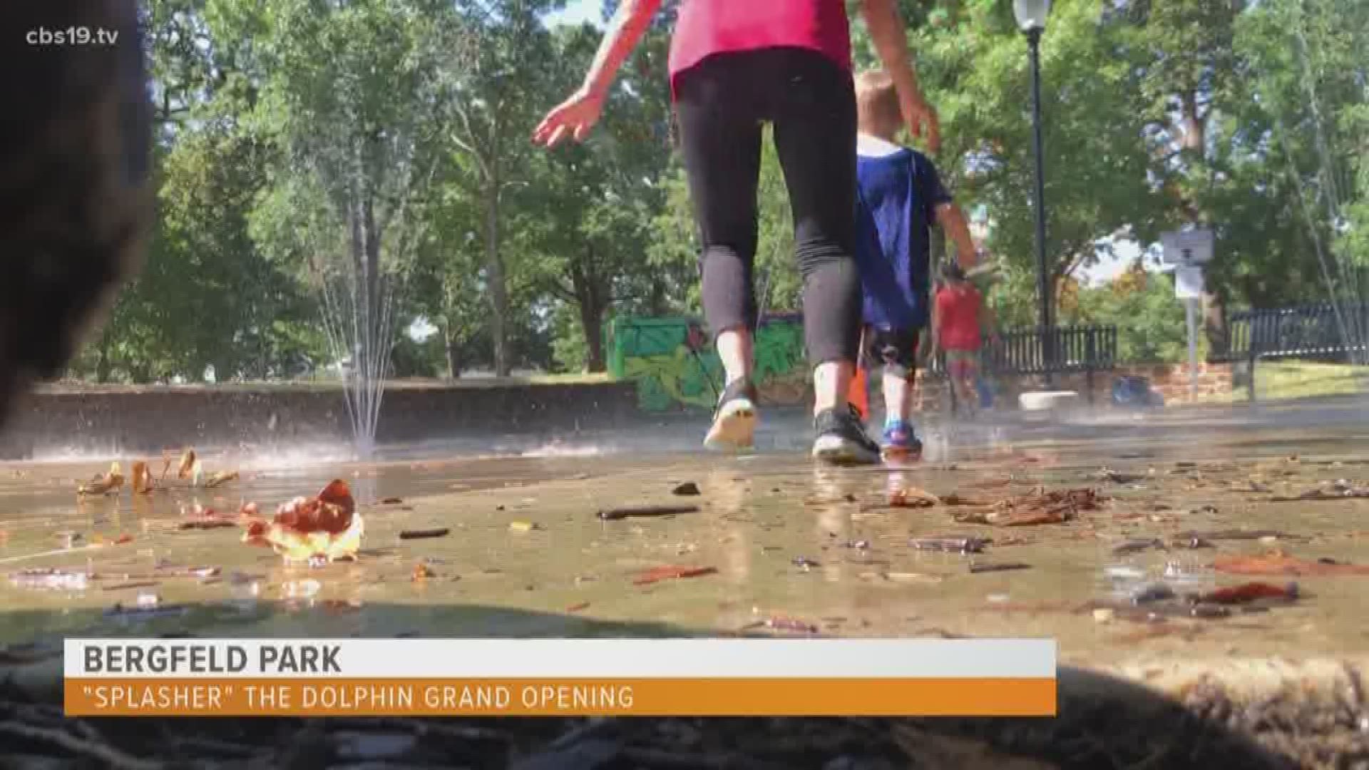 Splasher the Dolphin at Bergfeld Park went through some much needed renovations, fully funded by  Tyler residents.