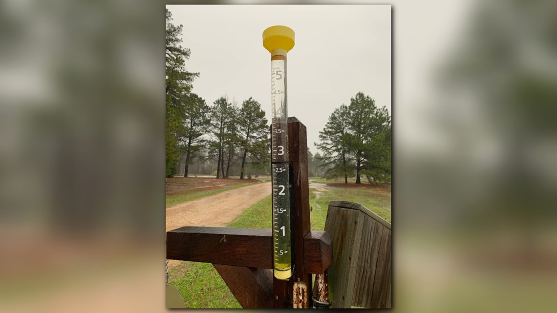How much rain fell in East Texas this week? cbs19.tv
